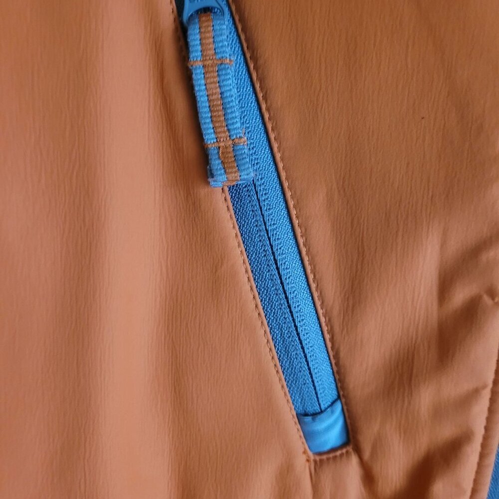 Mobius Orange & Gray Full-Zip Jacket With Pockets Womens M - Picture 4 of 6